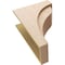 Ekena Millwork 10"W x 20"D x 30"H Classic Helena Rough Cedar Woodgrain TimberThane Corbel, Primed Tan CORUR10X20X30HELRCPR - alternate 2